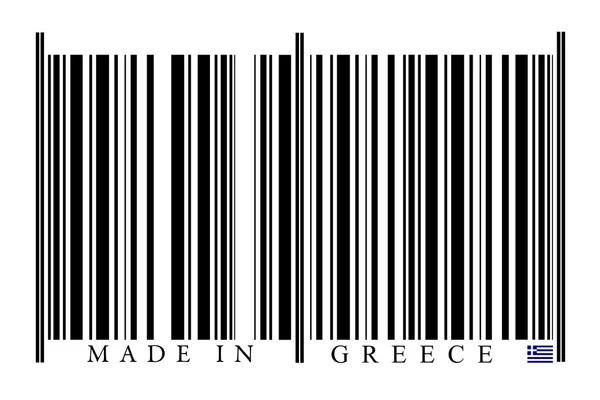 Griekenland barcode — Stockfoto