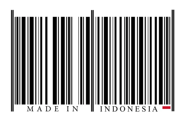 Indonésie čárový kód — Stock fotografie