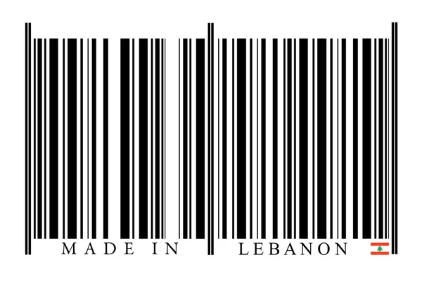 Lebanon Barcode — Stock Photo, Image