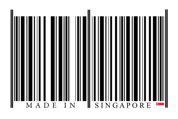 Singapore barcode — Zdjęcie stockowe