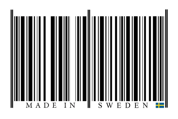 Sverige streckkod — Stockfoto