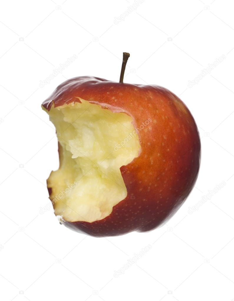Half eaten apple