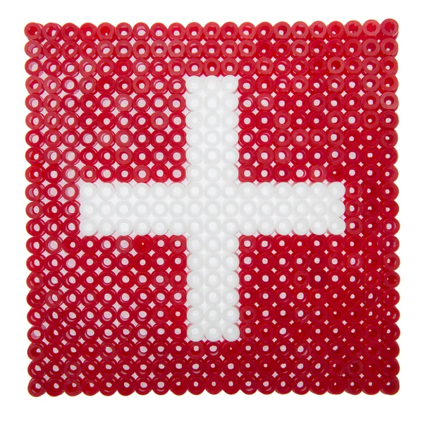 Schweiz flagga — Stockfoto