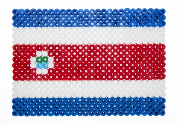 Costarican bayrağı — Stok fotoğraf