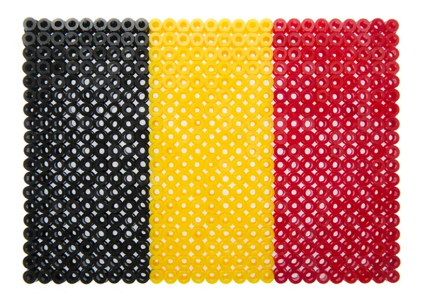 Belgisk flagg — Stockfoto