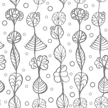 Gri ve beyaz bir dizgi üzerinde beyaz arkaplanda pürüzsüz bir desen bırakır.