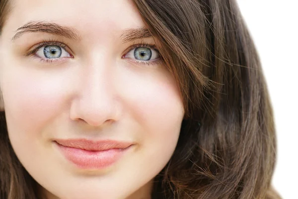 Wide eyed young woman — Stock Photo, Image