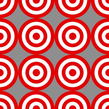 hedeflerin üzerinde gri seamless modeli