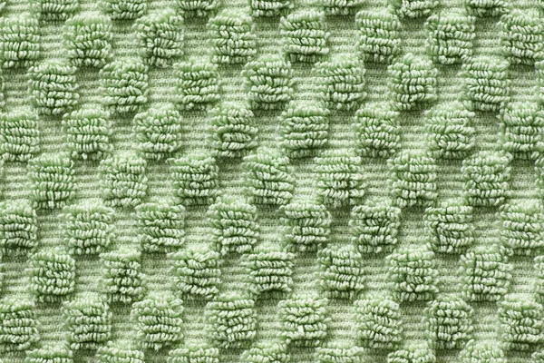 Green towel macro — Stock Photo, Image