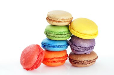 yığılmış macaroons