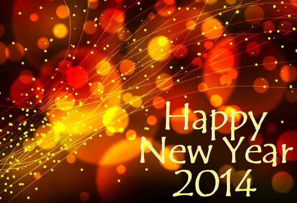 Frohes neues Jahr 2014 Hintergrund — Stockfoto