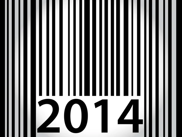 2014 bar code — Stock Vector