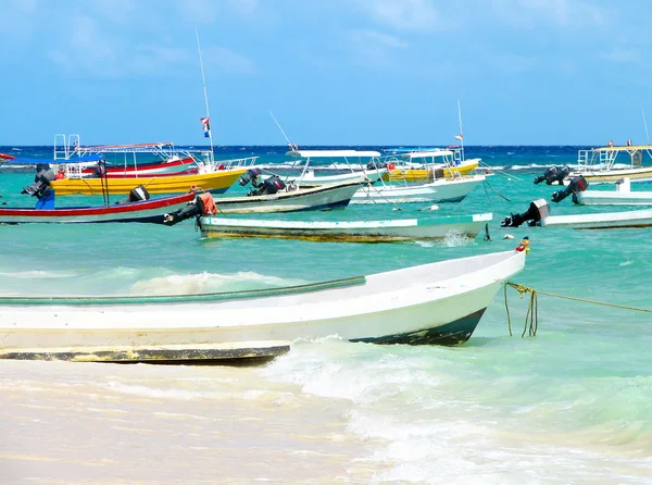 Small boats on the sea — Stock Photo, Image