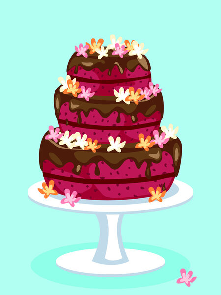 Красный бархатный торт
