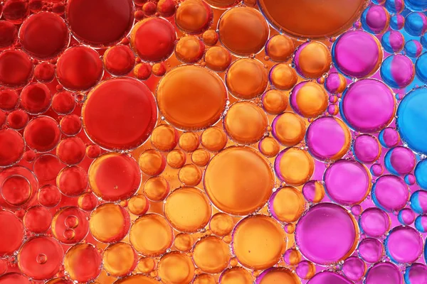 Aceite y agua sobre colores 18 — Foto de Stock