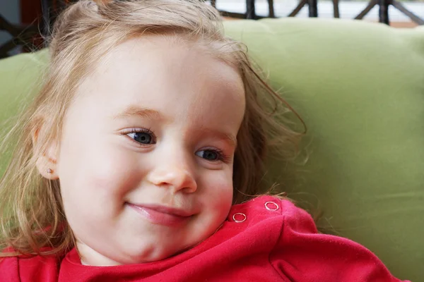 Smiling baby girl — Stock Photo, Image