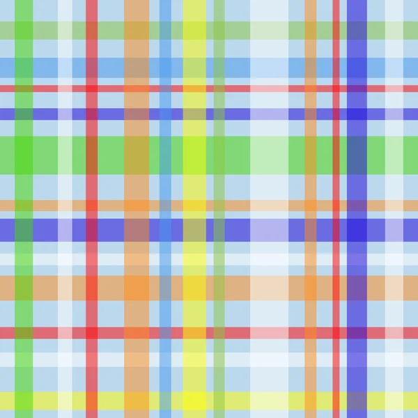 Seamless plaid pattern-blue — Stock Vector