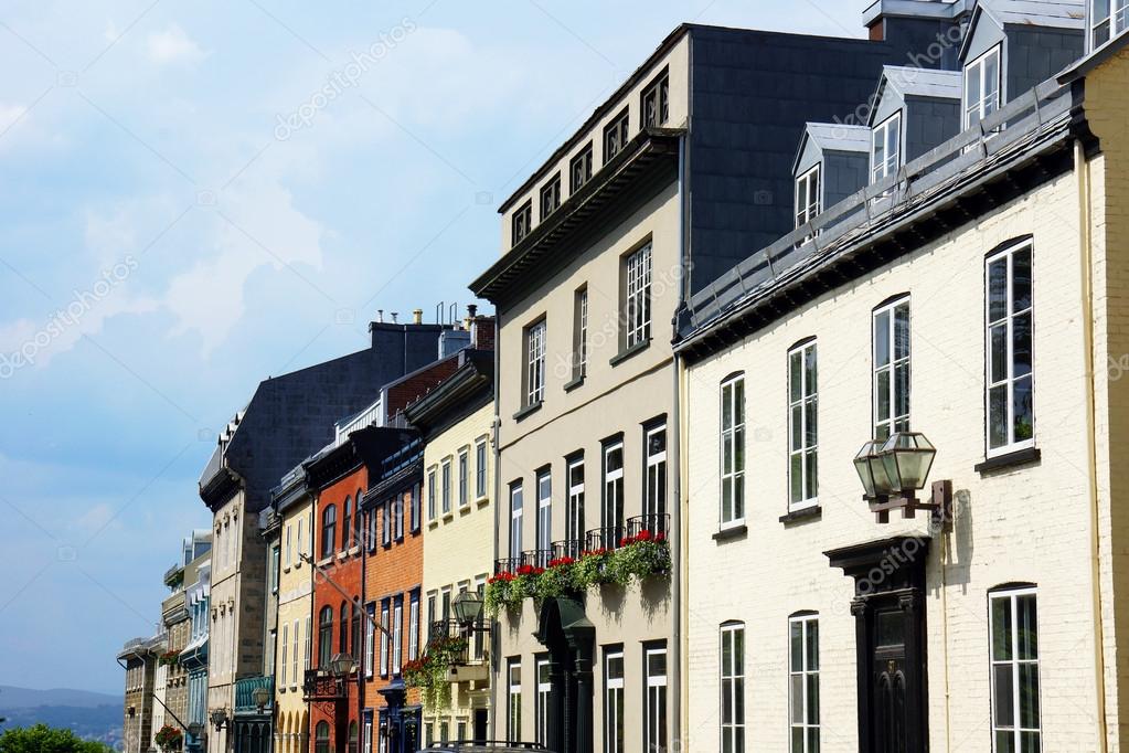 Houses in old Quebec city
