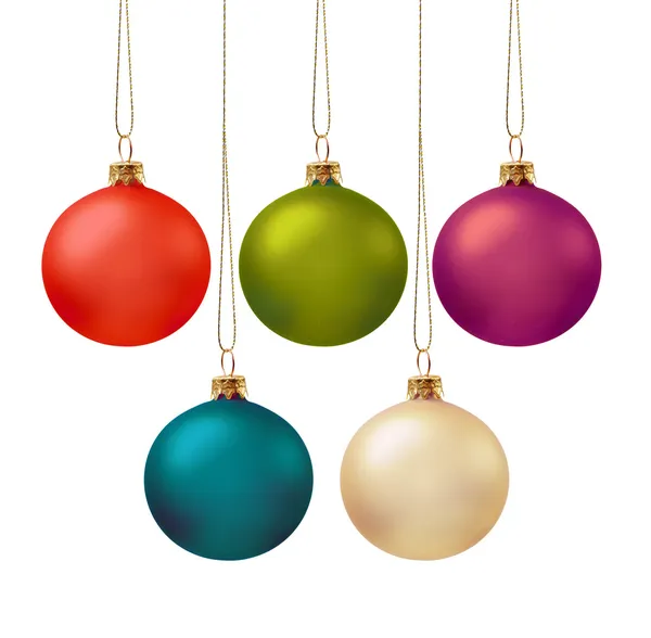 Set kerstballen — Stockfoto