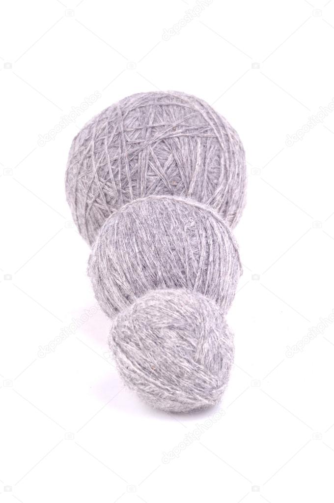 Three  Yarn balls