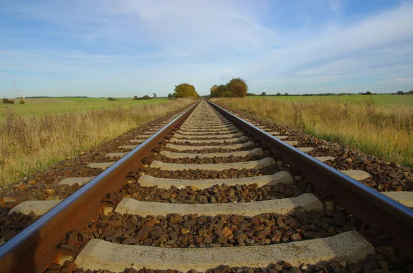 Železniční trať — Stock fotografie