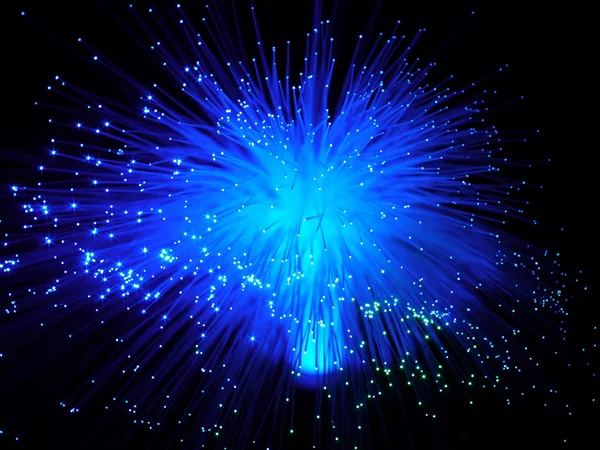 Color fiber optic cables — Stock Photo, Image