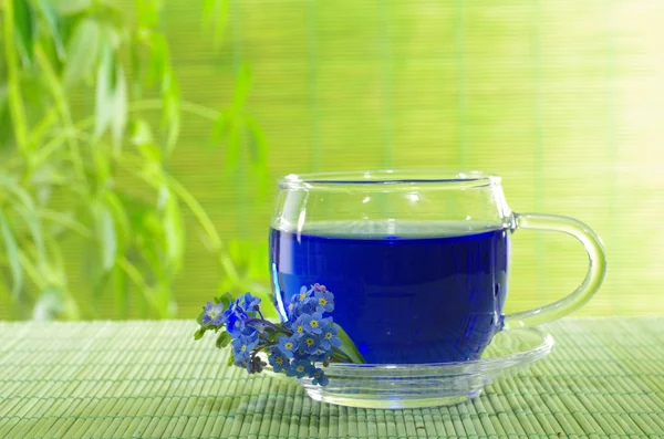 Blue tea — Stock Photo, Image