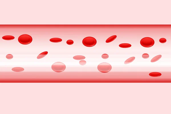 Flusso di cellule del sangue — Foto Stock