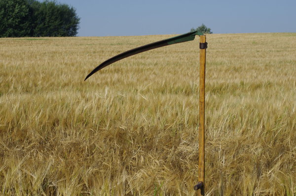 old scythe