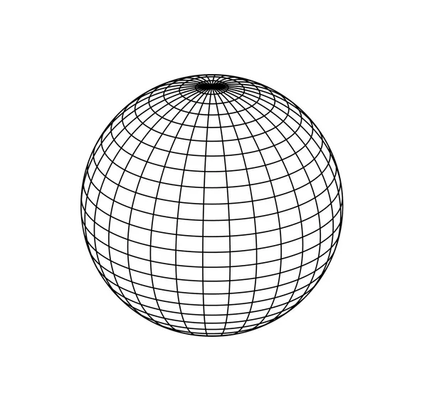 beyaz arkaplanda küre