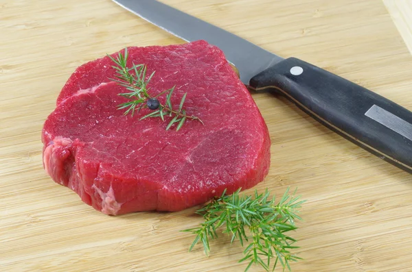 Raw steak Stock Image