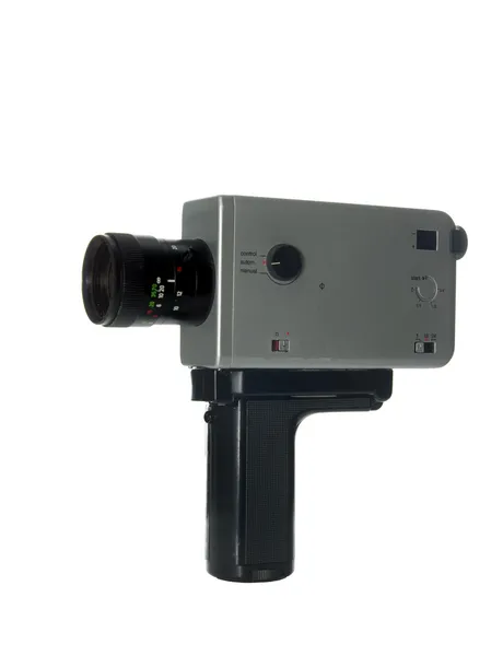 8 mm camera isolated — Stock Photo, Image
