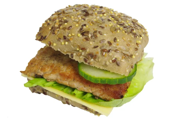 Аппетитный сэндвич — стоковое фото
