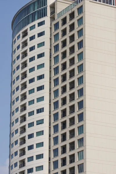 Balconies and Windows on Beige Condo Tower