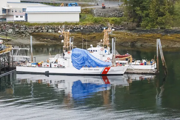 Берегова охорона станції на Алясці — стокове фото