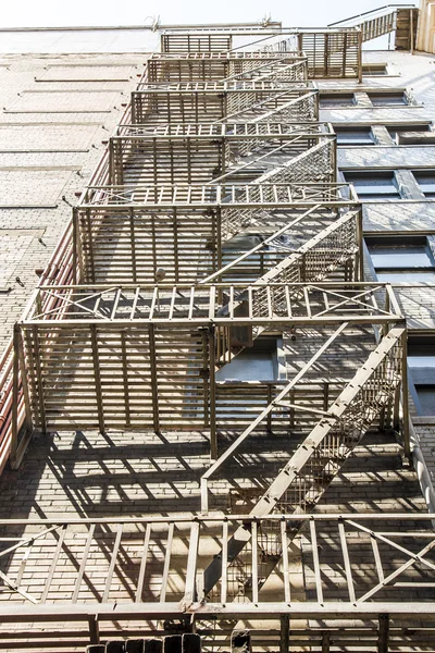 Fire Escape and Shadows — Stock Photo, Image