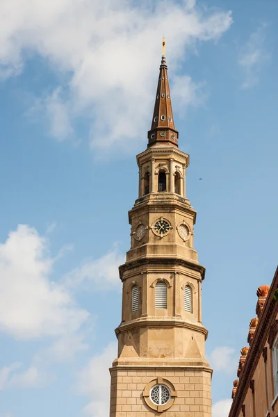 Church Steeple and Clouds — Stock Photo, Image