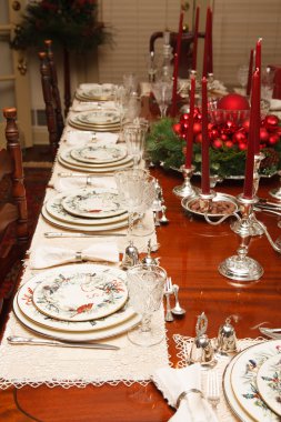 Noel süslemeleri ile resmi tablo