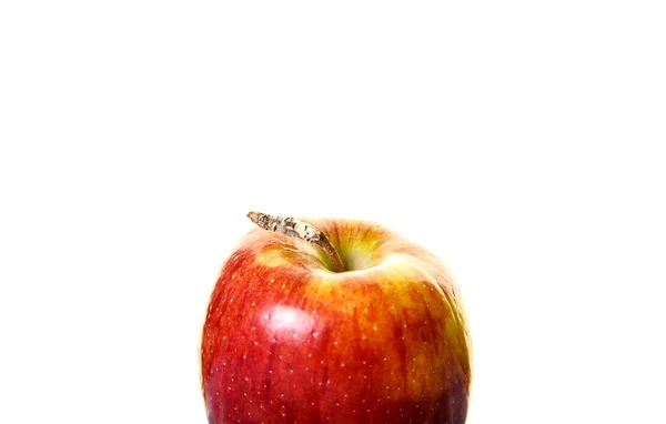 Red Apple on White Background — Stock Photo, Image