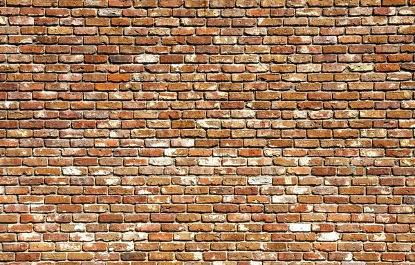 Old Brick Wall Different Colors — Stock Photo, Image