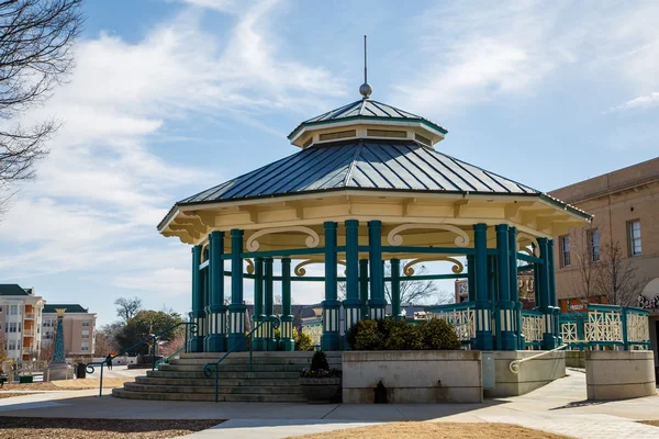 Modern Pavilion in Old Town Square — Stock Photo, Image