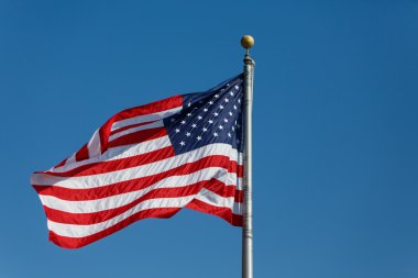 meltem kırmızı beyaz ve mavi Amerikan bayrağı
