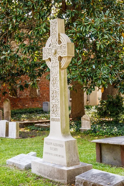 Tombstone ornamentado no Cemitério do Sul — Fotografia de Stock