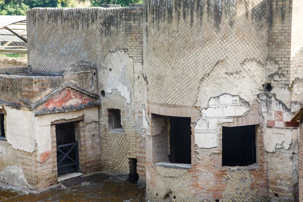 Gamle mur på ydersiden af Pompeji - Stock-foto