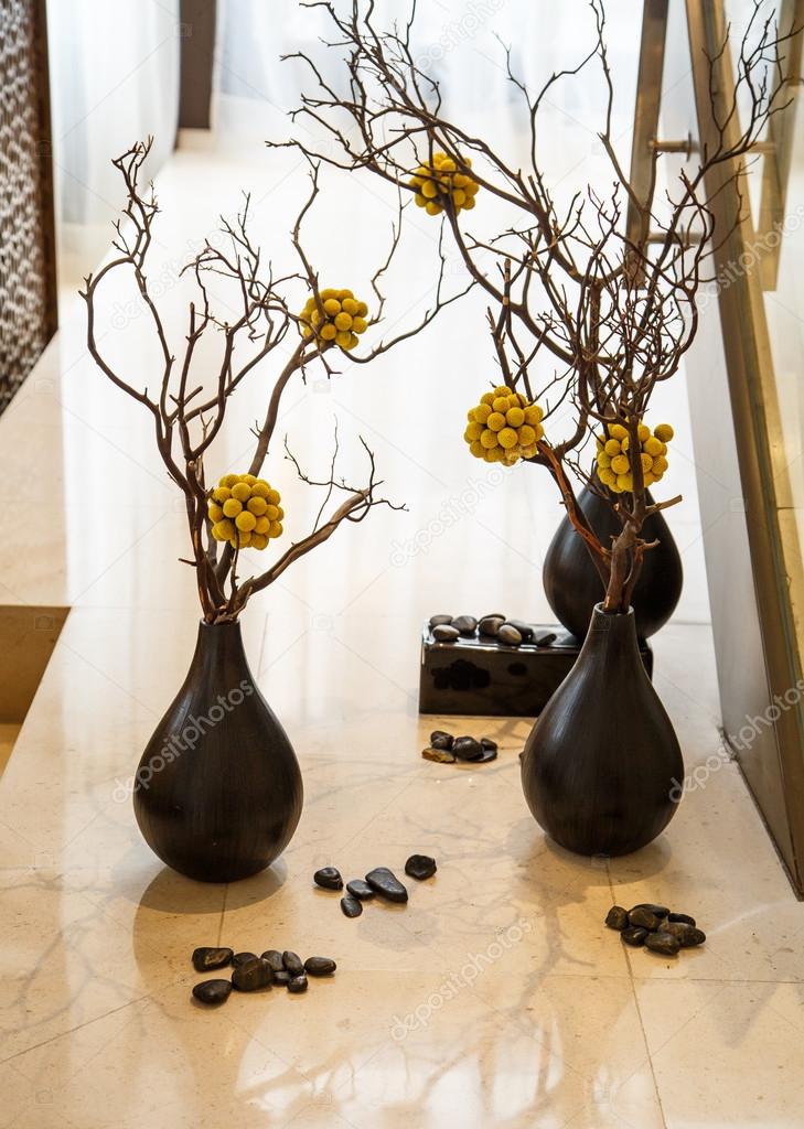 Pebbles and Plant Pots Stock Photo by ©dbvirago 27436743