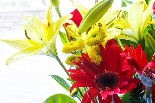 Spring Bouquet in Window Light — Stock Photo, Image