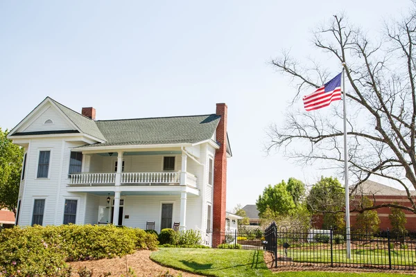 Drapeau américain par deux histoires traditionnelles — Photo