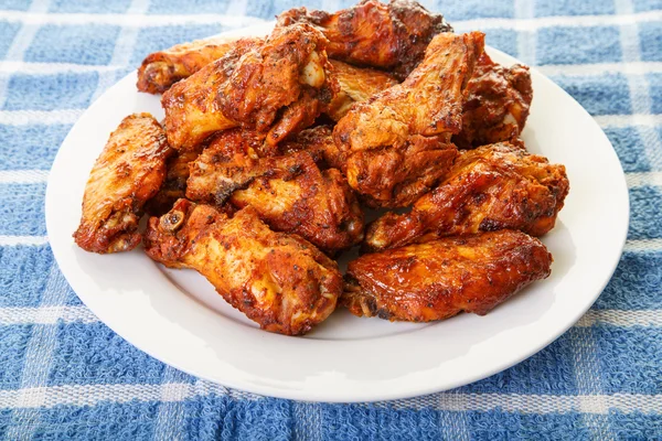 Chicken Wings with Mesquite Sauce — Stock Photo, Image