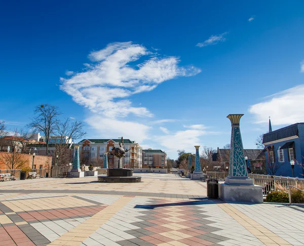 Modern Town Square — Stock Photo, Image