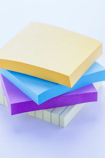 Multi-Colored Sticky Note Pads — Stock Photo, Image